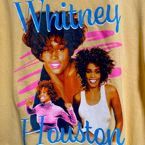 Whitney Houston crop Top T-Shirt - Picture 5 of 5